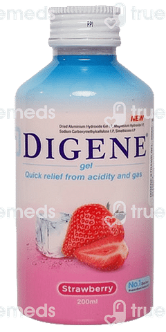 Digene Strawberry 830/185/50 MG Gel 200 ML