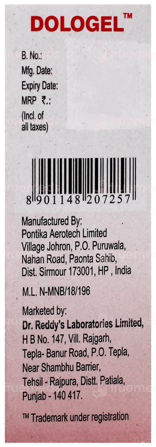 Dologel 15Gm