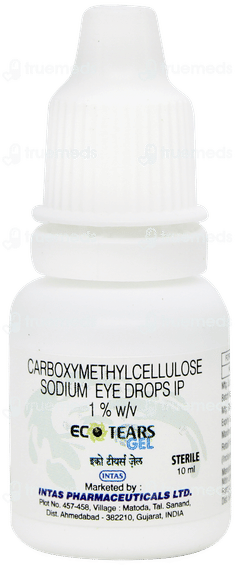Eco Tears Gel Eye Drops 10ml
