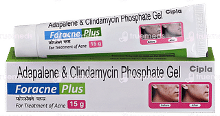 Foracne Plus 0.1/1 % Gel 15 GM