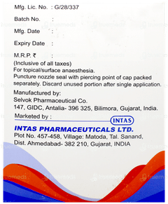 Intacaine 2% Jelly 30Gm Intacaine 2% Jelly 30Gm