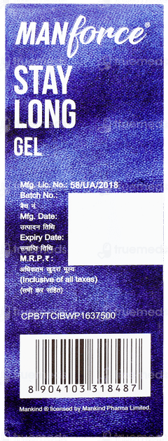 Manforce Staylong Gel 8gm