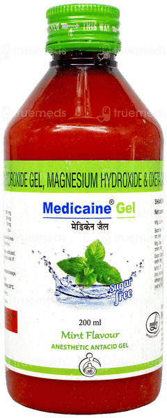 Medicaine Mint Flavour Sugar Free Gel 200Ml Medicaine Mint Flavour Sugar Free Gel 200Ml