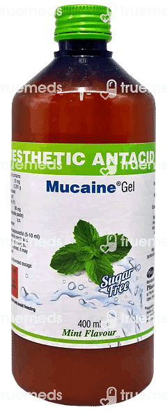 Mucaine Mint Flavour Sugar Free Gel 400ml