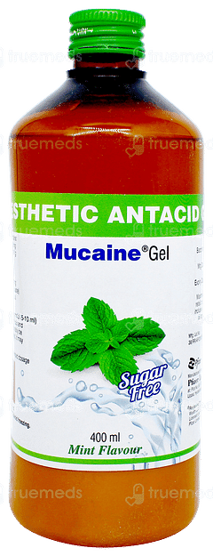 Mucaine Mint Flavour Sugar Free Gel 400ml