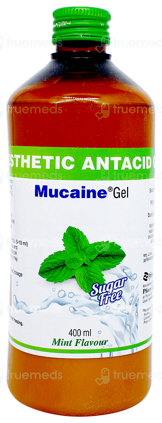 Mucaine Mint Flavour Sugar Free Gel 400ml