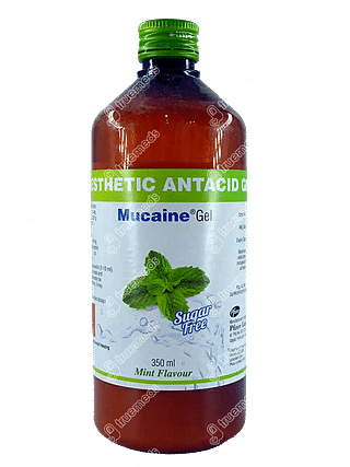 Mucaine Mint Flavour Sugar Free Gel 350ml