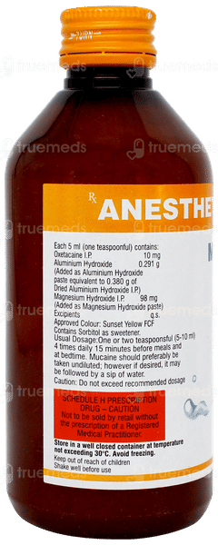 Mucaine Orange Flavour Sugar Free Gel 200ml Mucaine Orange Flavour Sugar Free Gel 200ml