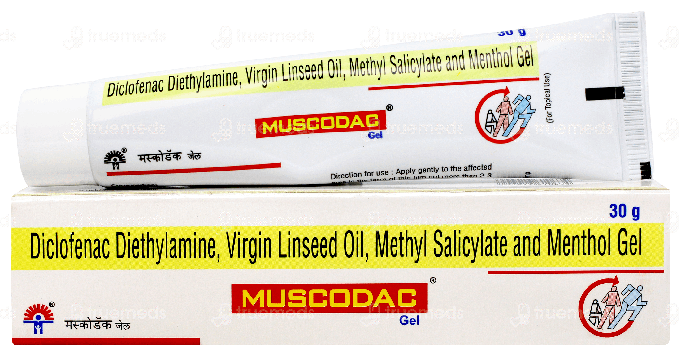 Muscodal Muscodac Gel 30GM: Uses, Side Effects, Price & Substitutes