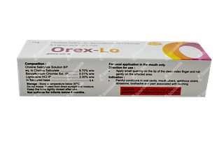 Orex Lo 8.7/2 % Gel 10 GM