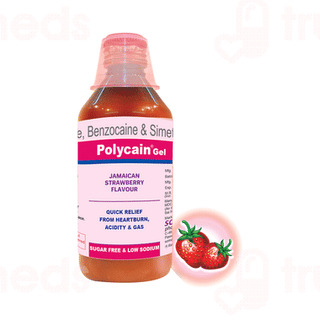 Polycain Jamaican Strawberry Flavour Sugar Free Gel 200Ml