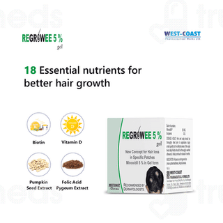 Regrowee 5 % Gel 50 GM