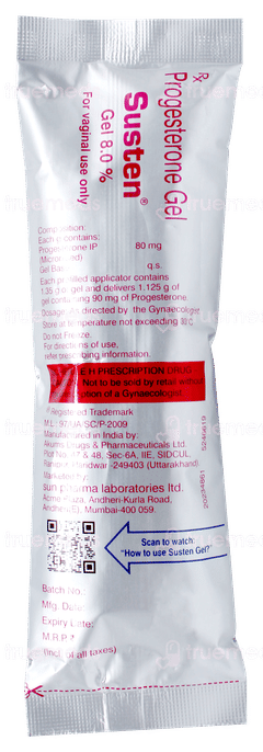 Susten 8.0% Vaginal Gel 1.35gm Susten 8.0% Vaginal Gel 1.35gm