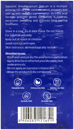 Sweatnil Roll On Gel 50Ml