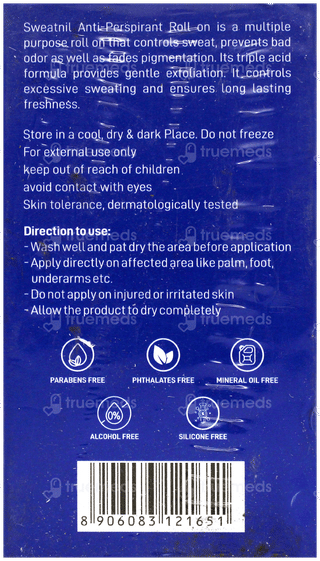 Sweatnil Roll On Gel 50Ml
