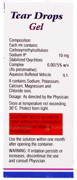Tear Drops Gel Eye Drops 10ml