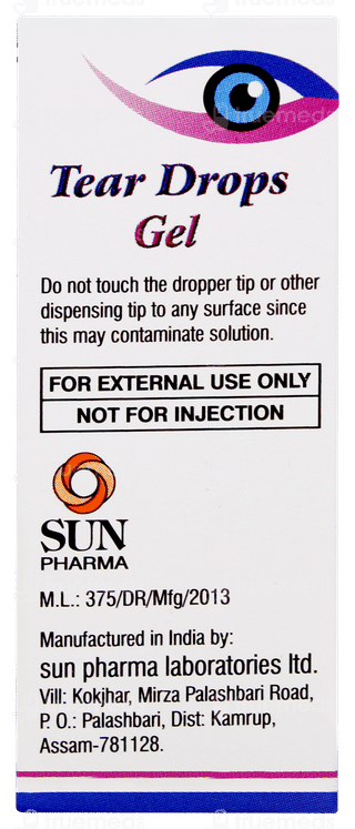 Tear Drops Gel Eye Drops 10ml