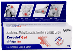 Zerodol Gel 30gm
