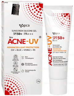 Acne Uv Spf 50 Pa+++ Silicone Sunscreen Gel 50gm