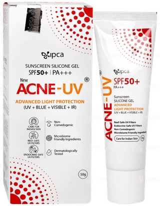 Acne Uv Spf 50 Pa+++ Silicone Sunscreen Gel 50gm