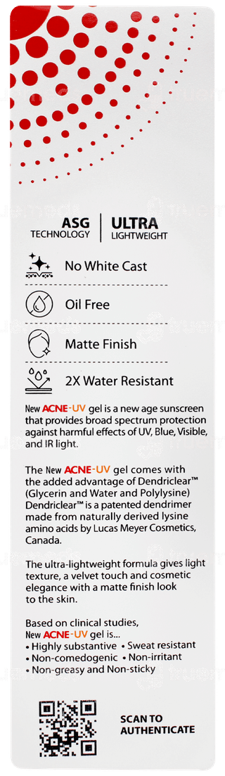 Acne Uv Spf 50 Pa+++ Silicone Sunscreen Gel 50gm