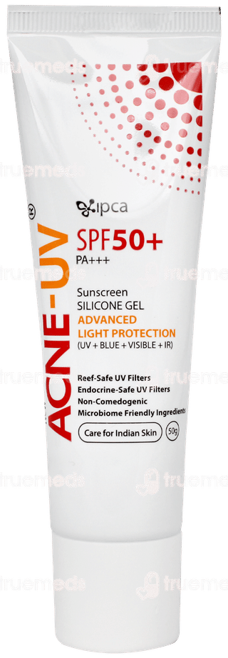Acne Uv Spf 50 Pa+++ Silicone Sunscreen Gel 50gm