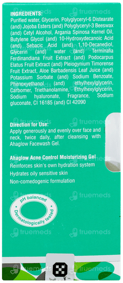 Ahaglow Acne Control Moisturizing Gel 50gm Ahaglow Acne Control Moisturizing Gel 50gm