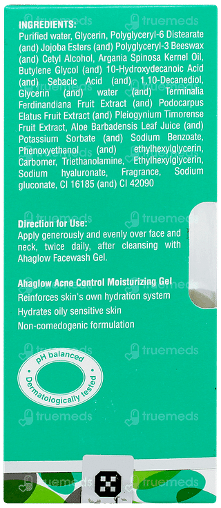 Ahaglow Acne Control Moisturizing Gel 50gm