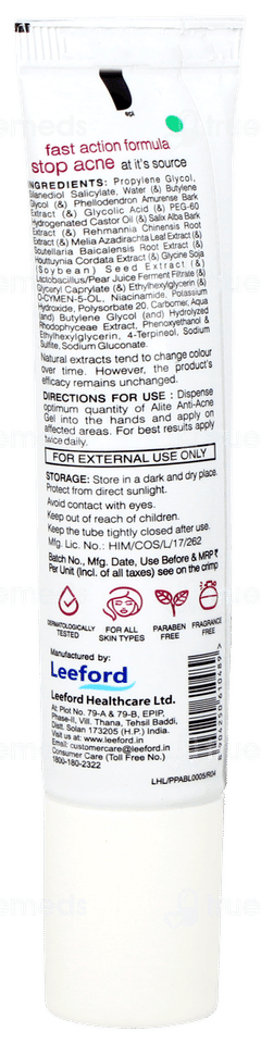 Alite Anti Acne Gel 15gm