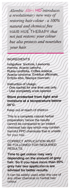 Altris Hd Hair Hue Therapy Soft Black 50gm Pack Of 3 Sachets