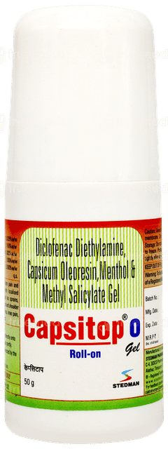 Capsitop O Roll On Gel 50gm
