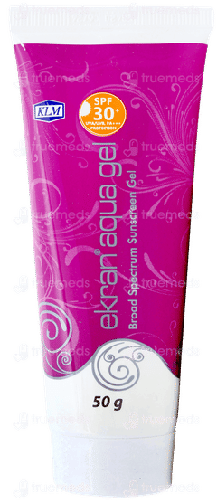 Ekran Aqua Spf 30+ Pa+++ Sunscreen Gel 50gm