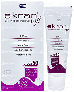 Ekran Soft Spf 50+ Pa+++ Silicone Sunscreen Gel 50gm Ekran Soft Spf 50+ Pa+++ Silicone Sunscreen Gel 50gm