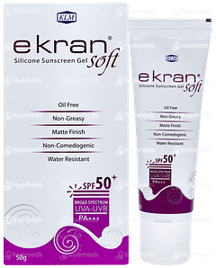 Ekran Soft Spf 50+ Pa+++ Silicone Sunscreen Gel 50gm