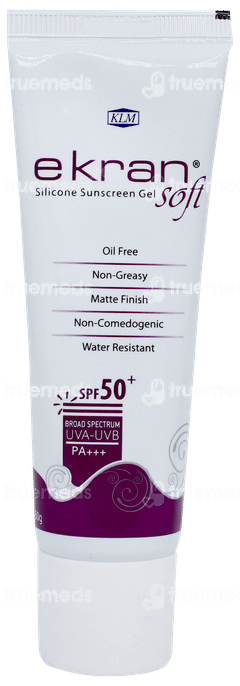 Ekran Soft Spf 50+ Pa+++ Silicone Sunscreen Gel 50gm