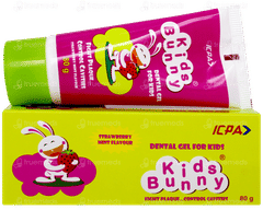 Kids Bunny Strawberry Mint Flavour Gel 80gm