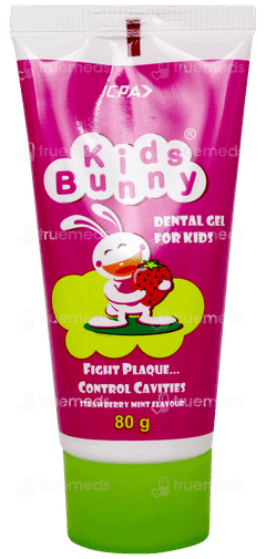 Kids Bunny Strawberry Mint Flavour Gel 80gm