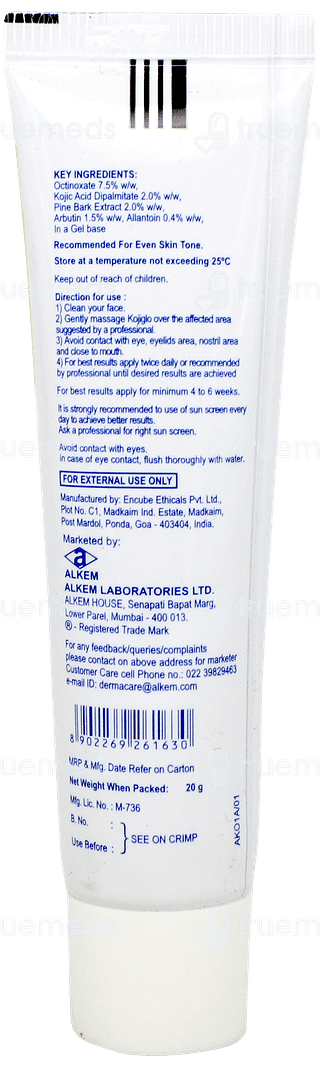 Kojiglo Skin Lightening Gel 20gm