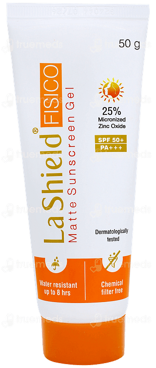 La Shield Fisico Spf 50+ Matte Sunscreen Gel 50gm