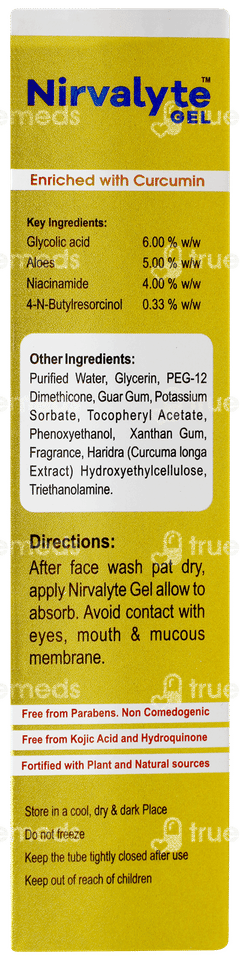 Nirvalyte Depigmenting Gel 30gm
