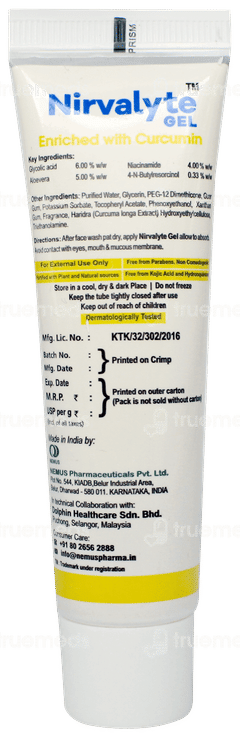 Nirvalyte Depigmenting Gel 30gm
