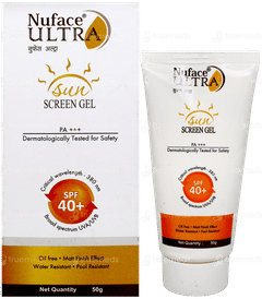 Nuface Ultra Spf40+ Pa+++ Sunscreen Gel 50Gm Nuface Ultra Spf40+ Pa+++ Sunscreen Gel 50Gm