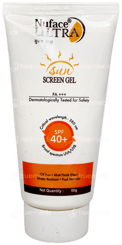 Nuface Ultra Spf40+ Pa+++ Sunscreen Gel 50Gm Nuface Ultra Spf40+ Pa+++ Sunscreen Gel 50Gm