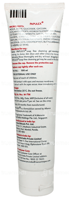Papulex Soap Free Cleansing Gel 100Ml