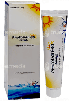 Photoban 30 Spf 30 Aquagel 100Gm Photoban 30 Spf 30 Aquagel 100Gm