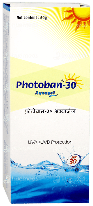 Photoban 30 Spf 30 Aquagel 60gm