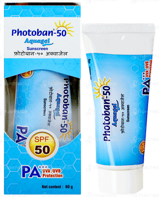 Photoban 50 Aquagel Sunscreen 60gm
