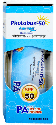 Photoban 50 Aquagel Sunscreen 60gm Photoban 50 Aquagel Sunscreen 60gm