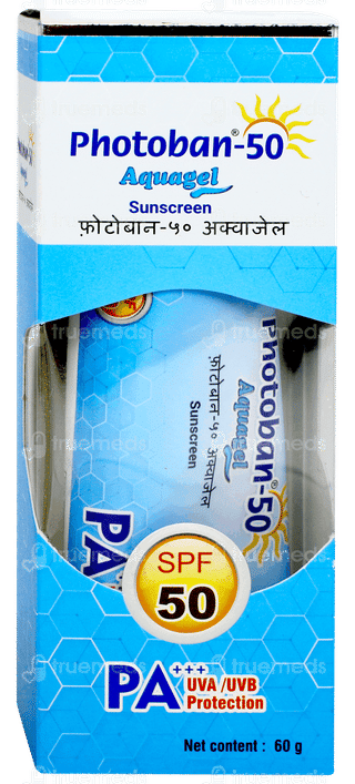 Photoban 50 Aquagel Sunscreen 60gm