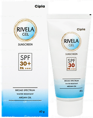 Rivela Spf 30+ Pa +++ Sunscreen Gel 60gm